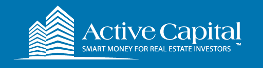 Logo design for Active Capital, an investment and mortgage company in California dealing with commercial properties.
