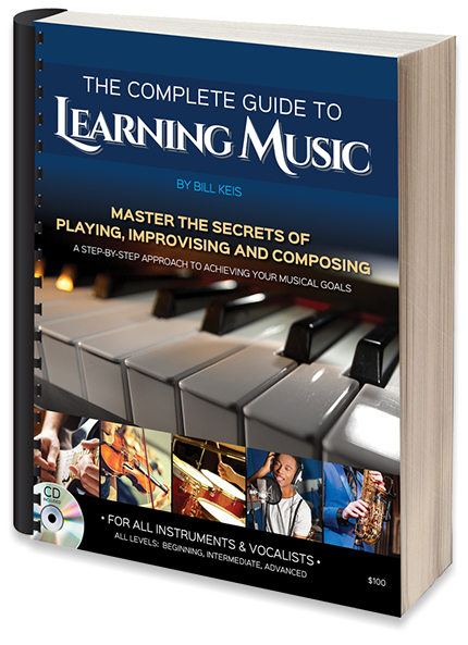 Book cover design for Bill Keis Music: "The Complete Guide to Learning Music".