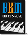 Logo designed for Bill Keis Music by Design Strategies, Inc.