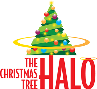 Logo design for "The Christmas Tree Halo" product by Design Strategies.