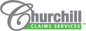 Logo designed for Churchill Claims Services, an independent insurance investigation company based in Largo, Florida.