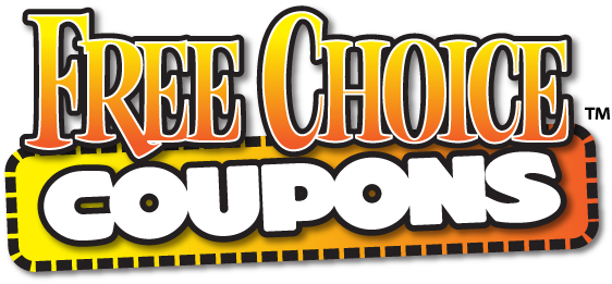 Logo design for Free Choice Coupons in British Columbia, Canada.