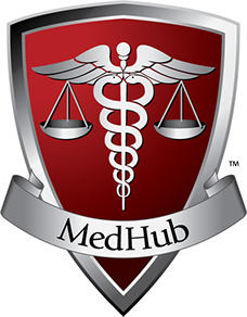 Logo created for MedHub Group of Companies, dealing with debt and financial management.