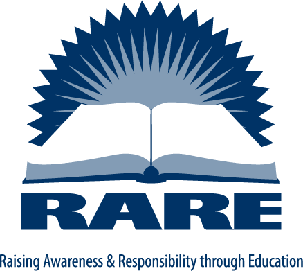 RARE logo design, created for a non-profit group in Nigeria.