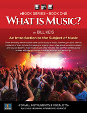 Book cover designs created for Bill Keis Music eBook series.