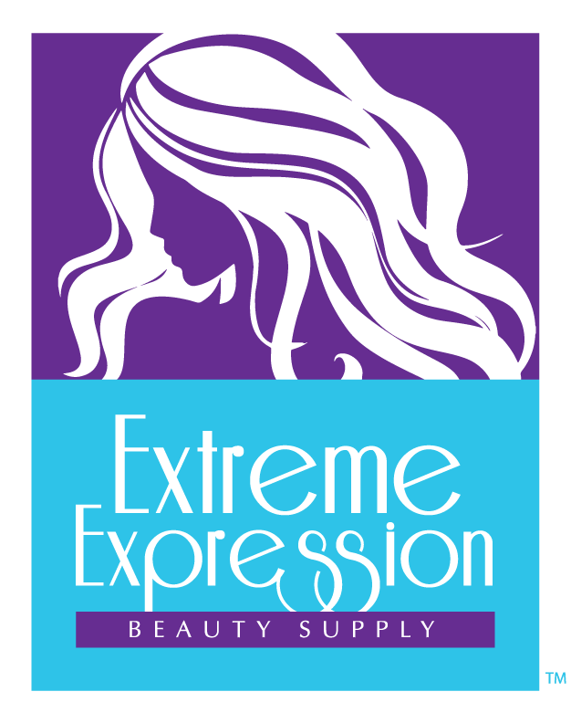 Logo designed for Extreme Expression Beauty Supply of Florida.