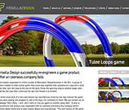 Web site development for Frisella Design, engineering company.