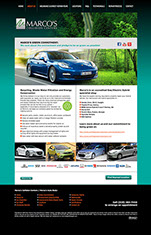 Web site design for Marco's Collision Centers in Southern California.