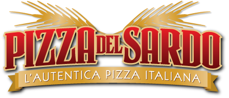 pizza del sardo logo design
