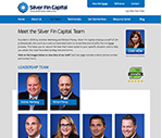 Web site design for Silver Fin Capital mortgage company of Great Neck, New York.